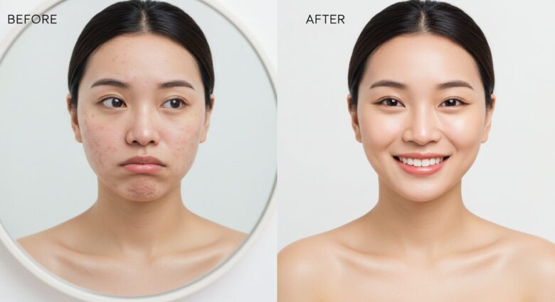 頬ニキビに終止符を打つ！あなたの肌が劇的に変わる30日間 ✨